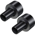 Honoson 2 Pieces 2-1/2-inch to 1-1/4-inch Universal Vacuum Hose Adapters Compatible with Shop-vac Dry Wet Black Vacuum Cleaner Adapter Replacement Accessories