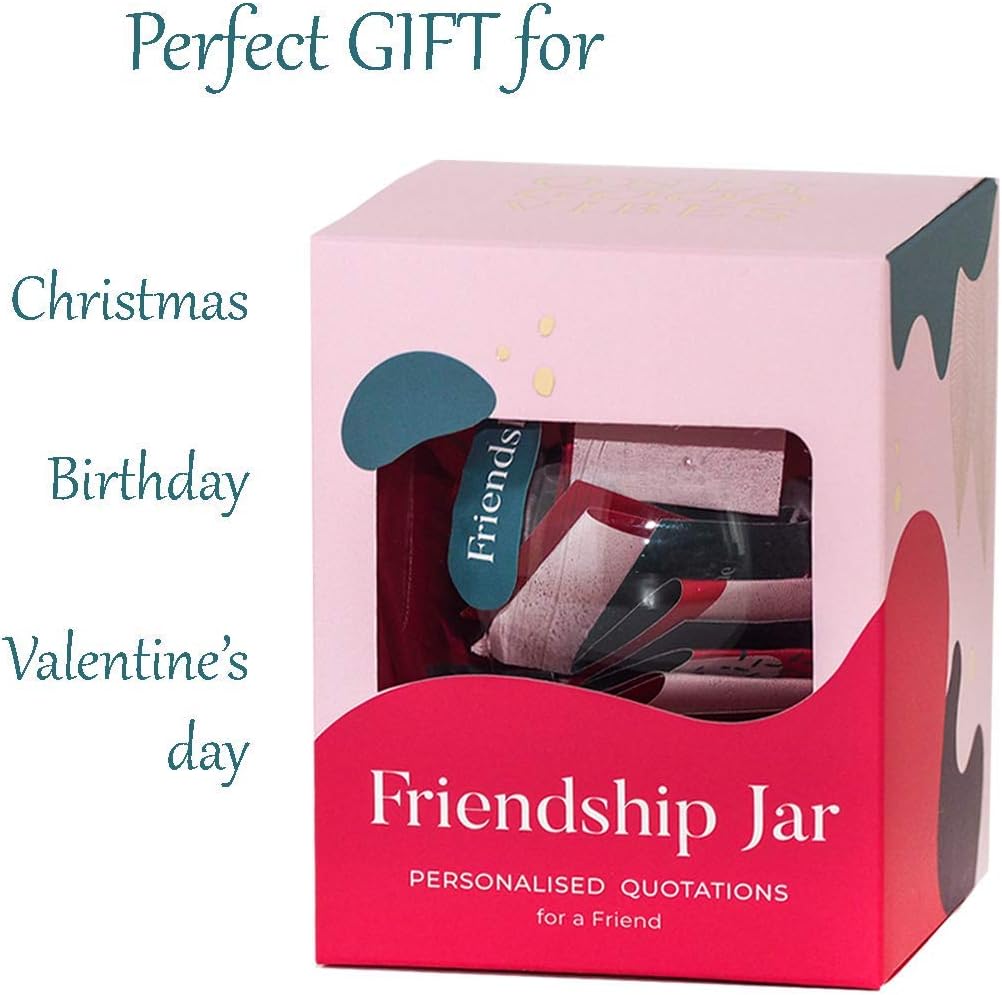 Only Good Vibes Gift Jar - 31 Positive Quotations for Friends, Sisters & Loved Ones | Perfect for Birthdays & Special Occasions