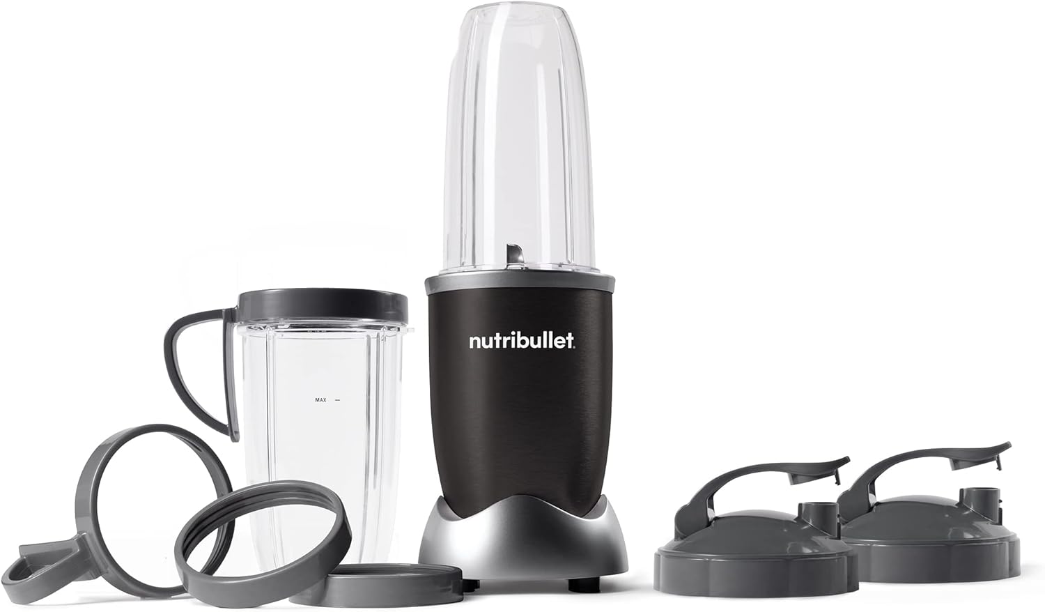 NutriBullet Pro 13-Piece Blender Set - Powerful 900W Motor in Sleek Onyx Black
