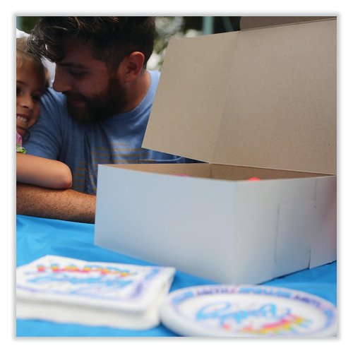 Southern Champion Tray Standard White Bakery Boxes 7X7X4, 250 Count
