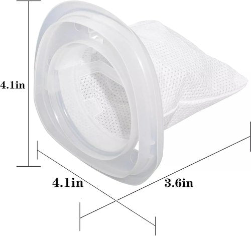 Fugedox HNVCF10 Vacuum Filter Replacements for Black and Decker Dustbuster Hand Vacuum HNVC115, HNVC215, HNVC220 Series (HNVCF10) Washable, 4 Pack