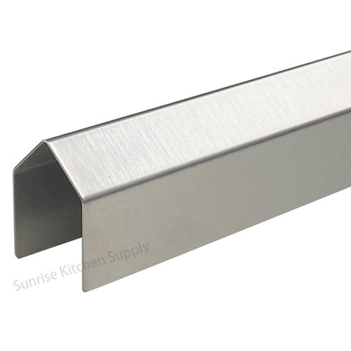 (Pack of 2) Sunrise Kitchen Supply Heavy Duty 20 GaugeStainless Steel Deep Fryer Joining Strip/Connector (23"L x 1 1/2"W)