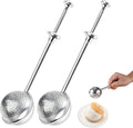 Skiennix Flour Duster | Stainless Steel Powder Sugar Shaker with Spring Handle - 2PCS Set