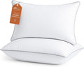 Sasttie Queen Size Pillows Set of 2 - Oeko-Tex Certified Down Alternative, Hotel Quality & Machine Washable