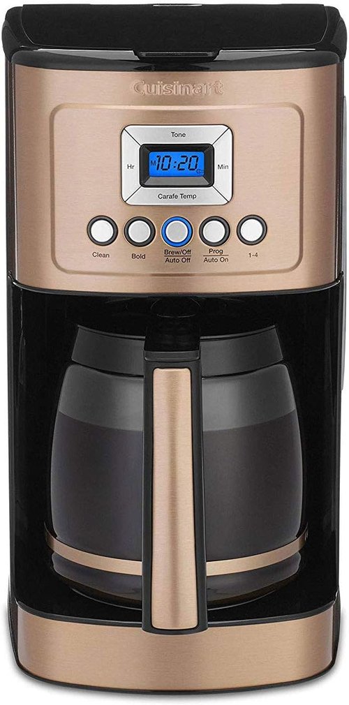 Cuisinart Coffee Maker - 14-Cup Fully Automatic with Brew Strength Control & 1-4 Cup Setting | Stainless Steel Copper