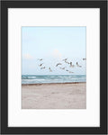 Frametory 11x14 Picture Frame - Display 8x10 Photos with Mat or 11x14 Without Mat, Shatter-Resistant Glass - Black