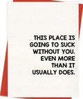 OJsensai Funny Coworker Leaving Gift, Farewell Card, New Job Gifts for Women Men, Retirement Gifts