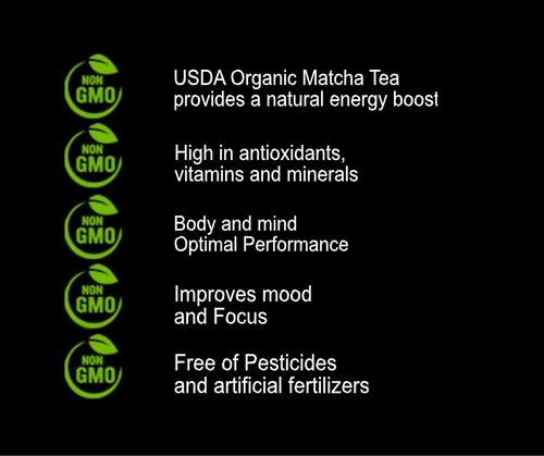 Matcha Organic Ceremonial First Spring Blend - Authentic Japanese First Harvest Green Tea Powder (30g / 1.06oz)