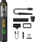 Fanttik V8 Mate Cordless Car Vacuum - Powerful 13000PA Suction, Portable Mini Design | Handheld for Car & Office (Black)