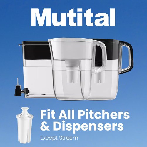 Brita 6-Pack Water Filters - BPA-Free, Reduces Copper & Mercury Impurities | Fits Standard Pitchers