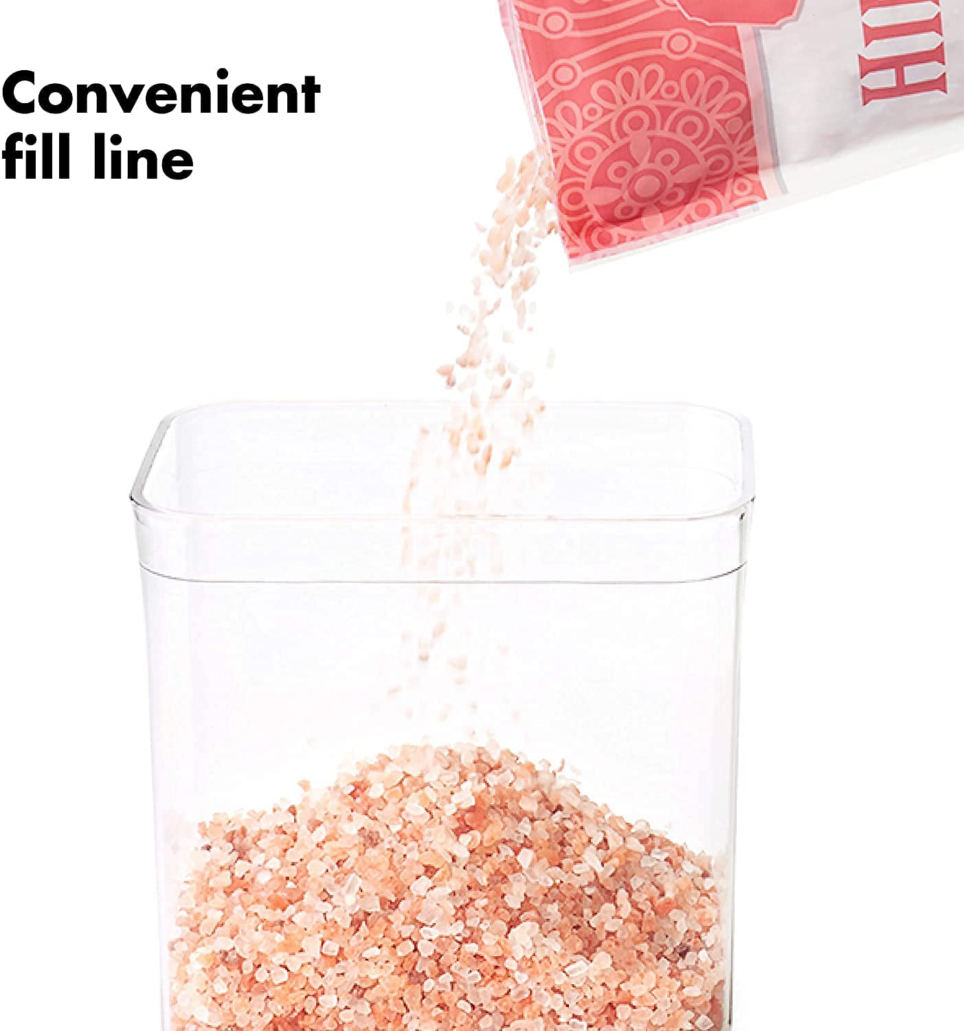 OXO Good Grips POP Container 2.8-Quart Square Airtight Food Storage for Sugar and More (Set of 4)