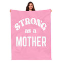 Christian Gift Bible Verse Inspirational Blanket "The Lord is my STRENGTH" for Women: Get-Well, Surgery or Hospital Gift - Cozy, Lightweight, Breathable, Washing Machine & Dryer Friendly, No Shedding