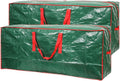Skiennix Christmas Tree Storage Bag - 2-Pack for Up to 7.5ft Trees | Durable Waterproof Design with Reinforced Handles