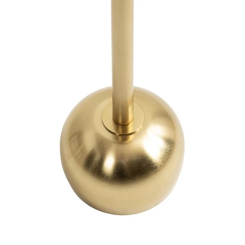 Kate and Laurel Frisk Modern Round Drink Table; 8 x 8 x 23; Gold; Metal Martini Table with Pedestal Table Design for Use as Small Indoor Plant Stand