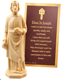 Westmon Works St. Joseph House Selling Statue - Faith-Based Figurine with Double-Sided Prayer Card | Made in the USA