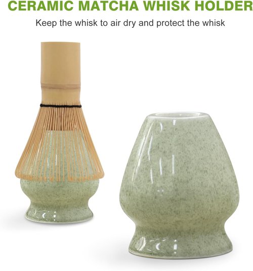 Matcha Whisk Set - Premium Ceremonial Grade Kit with Bamboo Whisk, Bowl, Scoop & Sifter | Authentic Japanese Tea Essentials