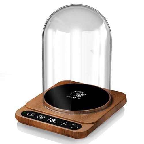 Large Glass Dome for Pakusane Sourdough Starter Heating Pad Accessories Durable Clear Glass Cover-Larger((6.7" *4.73") (GlassDome-Larger)