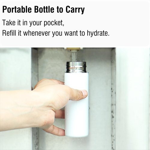 Dxobay Cute Small Water Bottle, 4.4 Fl. Oz, Pack of 4, Mini Slim Flask for Kids Lunchbox, Portable Skinny Purse Water Bottle, Vacuum Insulated Reusable Leak Proof Stainless Steel Cup