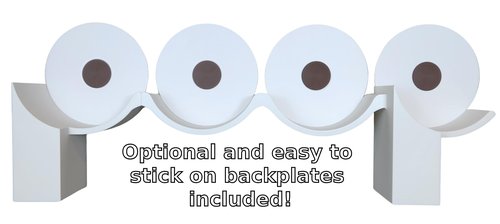 The Original Poop Toilet Paper Holder - Functional and Fun! Bathroom Wall Decor & Toilet Paper Shelf Storage Rack - Shorty P