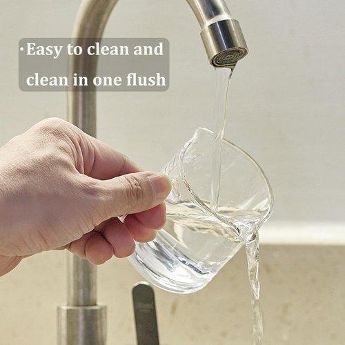 Ackers Clear Espresso Cups Set of 2,4 OZ Double Spouts Cups,Milk Cup with Handle, Espresso Accessories for Machine, Small