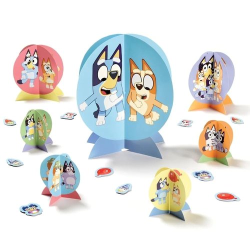 Bluey Table Centerpiece Kit - 27 Pc Set - High-Quality & Sturdy, Perfect Party Essential For Themed Parties & Events