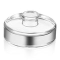 PRETYZOOM Glass Fermenting Weight for Wide Mouth Mason Jar, Heavy Glass Lid for Storage, 2.75 X 1.18 Inch, Silver
