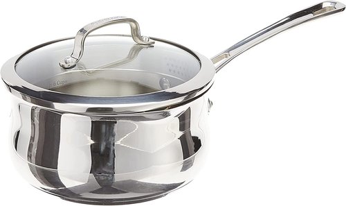 Cuisinart Contour Stainless 2-Quart and 1-Quart Saucepans Bundle