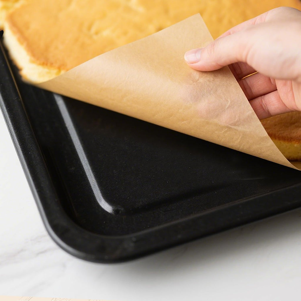 Skiennix Parchment Paper Sheets - 300 Unbleached Non-Stick Baking Sheets | 12x17 Inches for Oven & Air Fryer