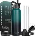 Skiennix Insulated Water Bottle - Leak Proof, Vacuum-Sealed Design | 32oz, 40oz, 64oz, 128oz Options