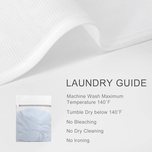 Muchfun Durable Fine Mesh Laundry Bags - 4Pcs Set for Delicates | 16 x 20 Inches (Large)