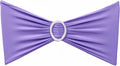 Skiennix Spandex Chair Sashes - Pack of 50 Lavender Chair Bows for Weddings & Events
