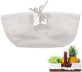 Abaodam Washable Basket Liners - Reusable Fabric Inserts for Wicker & Wire Baskets | Boho Farmhouse Decor