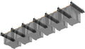 Ultrawall Overhead Garage Storage Racks - Heavy Duty Ceiling Organizer for Bins | Adjustable Width (7 Pack)