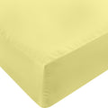 Utopia Bedding Queen Fitted Sheet - Soft Microfiber - Deep Pocket - Fade Resistant - Yellow