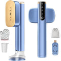 MIYOKO 2-In-1 Portable Handheld Garment Steamer & Iron - Fast Heat-Up, 1200W, Travel Size, 25 G/MIN Steam