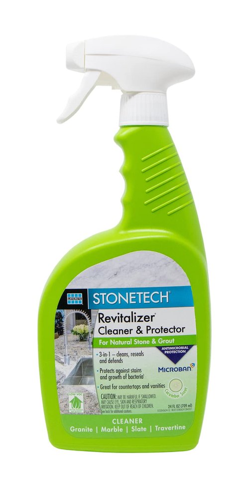 StoneTech Revitalizer Cleaner & Protector, Cucumber Scent, Ready-to-use, 24OZ (709ML) Spray Bottle