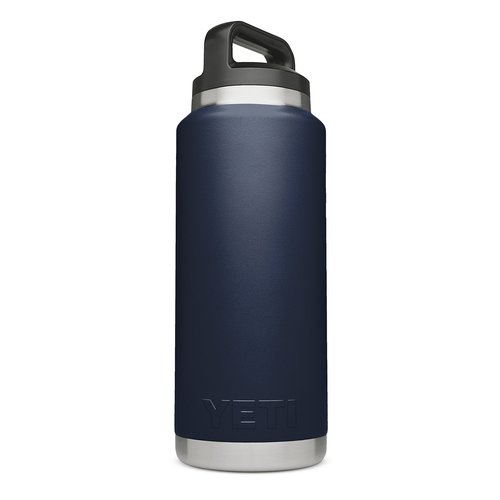 YETI Rambler 36 oz Vacuum Insulated Stainless Steel Bottle with TripleHaul Cap, Navy