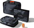 Skiennix Vacuum Bags - Reusable Compression Packing Cubes for Travel | Waterproof, 2-Pack (Black)