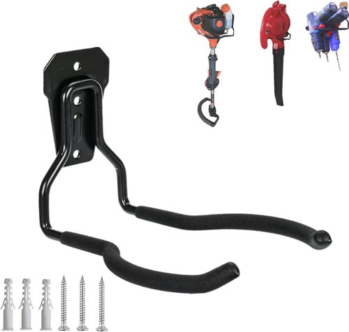 GS Alderaul Garden Power Tool Hanger - String Trimmer Bracket & Wall Mount for Garage Storage