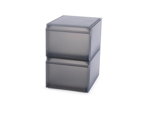 Joseph Joseph ShoeCase Premium Shoe & Sneaker Storage Box Organizer with Slide-Out Shoe Tray, 2 Pack