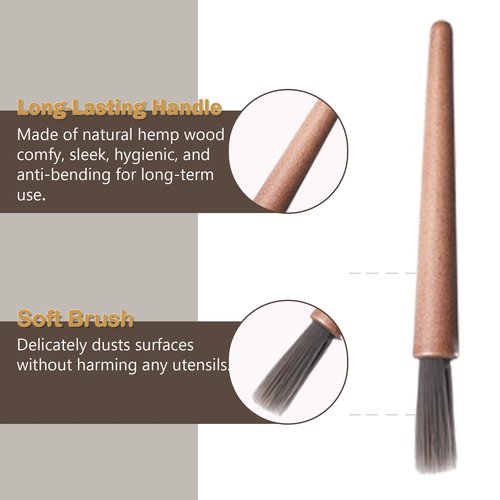 Coffee Grinder Cleaning Brush - Dusting Espresso Brush Accessories Cleaner Barista Brush Machine Cleaning Brush, Cleaner for Bean Grain Coffee Tool Barista Home Kitchen