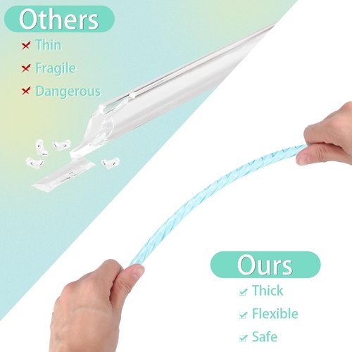 XANGNIER 10 Pack Replacement Swirl Straws for Stanley/Simple Modern 40/30 oz Tumbler,Shiny Crystal Plastic Straws Reusable,Tall Long Drinking Straws with Cleaning Brush for Stanley Cup Accessories