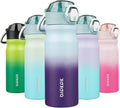 BJPKPK 18oz Insulated Water Bottle - BPA-Free Stainless Steel Flask with Straw | Ocean Dream Design