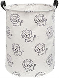 ESSME Baby Hamper,Nursery Laundry Basket,Lion Storage Basket,Toy bin for Boys, Gift Baskets,Room Decor,Home Organizer (Lions)