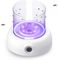 Skiennix Fruit Fly Traps - 360° Attraction Gnat Trap Lamp with 9 Refills & Starter Kit | Dutch White