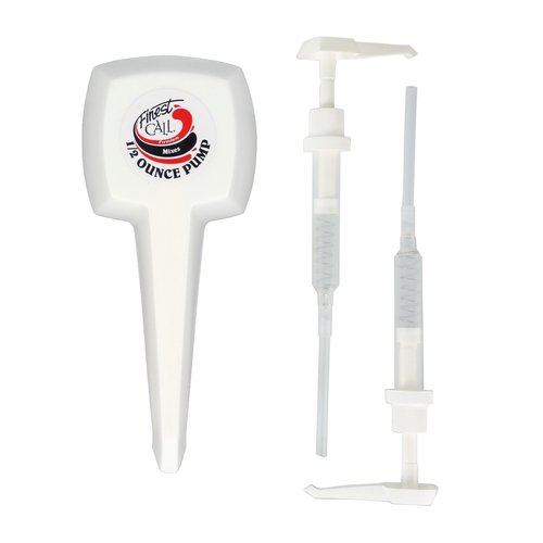 Finest Call Bar Syrup Pump Dispenser for 1 Liter/33.8 FL OZ Bottle