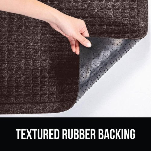 GORILLA GRIP® Ultra Absorbent Front Door Mat - Traps Dirt & Moisture, 47x35, Stain & Fade Resistant, Coffee Color
