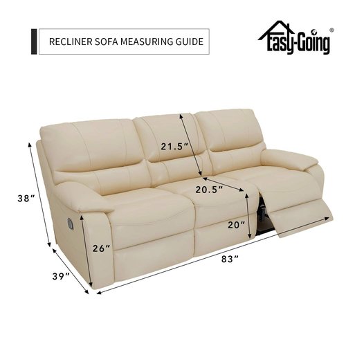 Easy-Going 8 Pieces Recliner Sofa Stretch Sofa Slipcover Sofa Cover Furniture Protector Couch Soft with Elastic Bottom Kids, Spandex Jacquard Fabric Small Checks Dark Gray