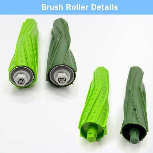 Replacement Parts Accessories for iRobot Roomba Combo i5, i5+, j5, j5+ Robot Vacuum Cleaner, 1 Set of Roller Brush & 4 Filters & 4 Mop Pads & 4 Vacuum Bags & 4 Side Brushes