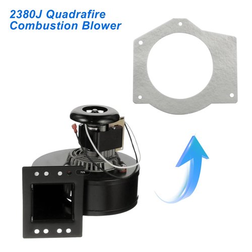 Screw Man 240-0812 Quadrafire Combustion Blower Housing Gasket Compatible with Quadra-Fire 1200 Classic Bay Gasket, 2380J(2 Pcs)